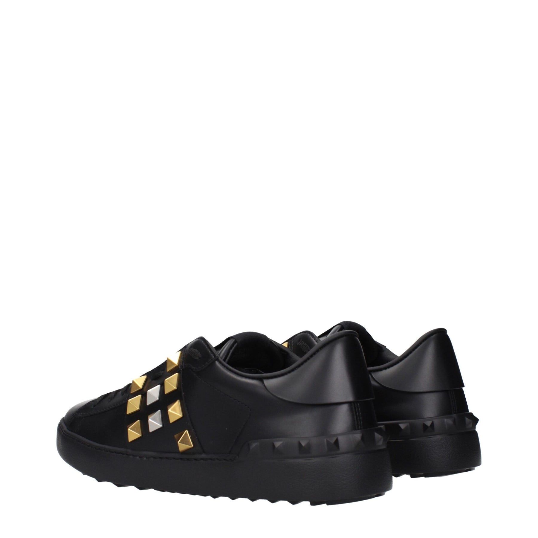 Valentino Garavani Black Leather Sneakers | Regal Royce