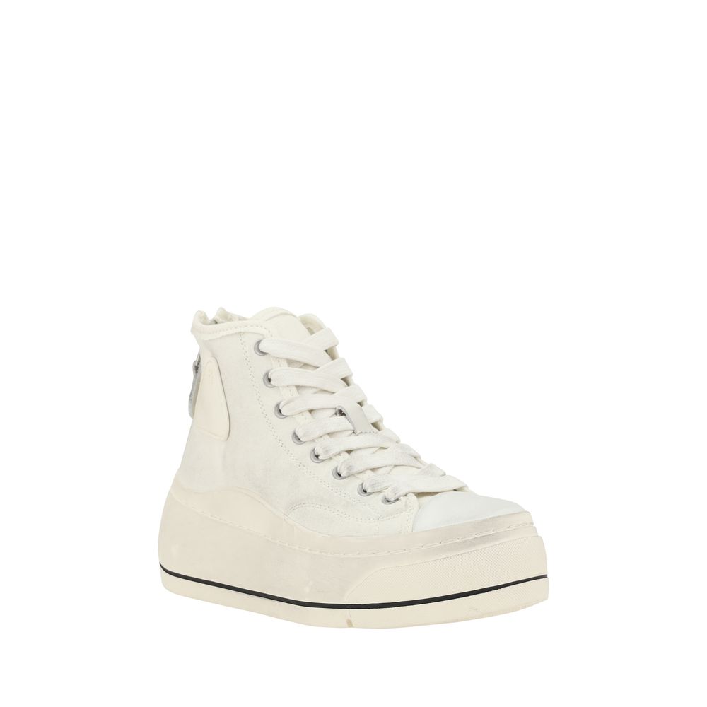 R13 Beige Polyethylene High Top Sneakers | Regal Royce