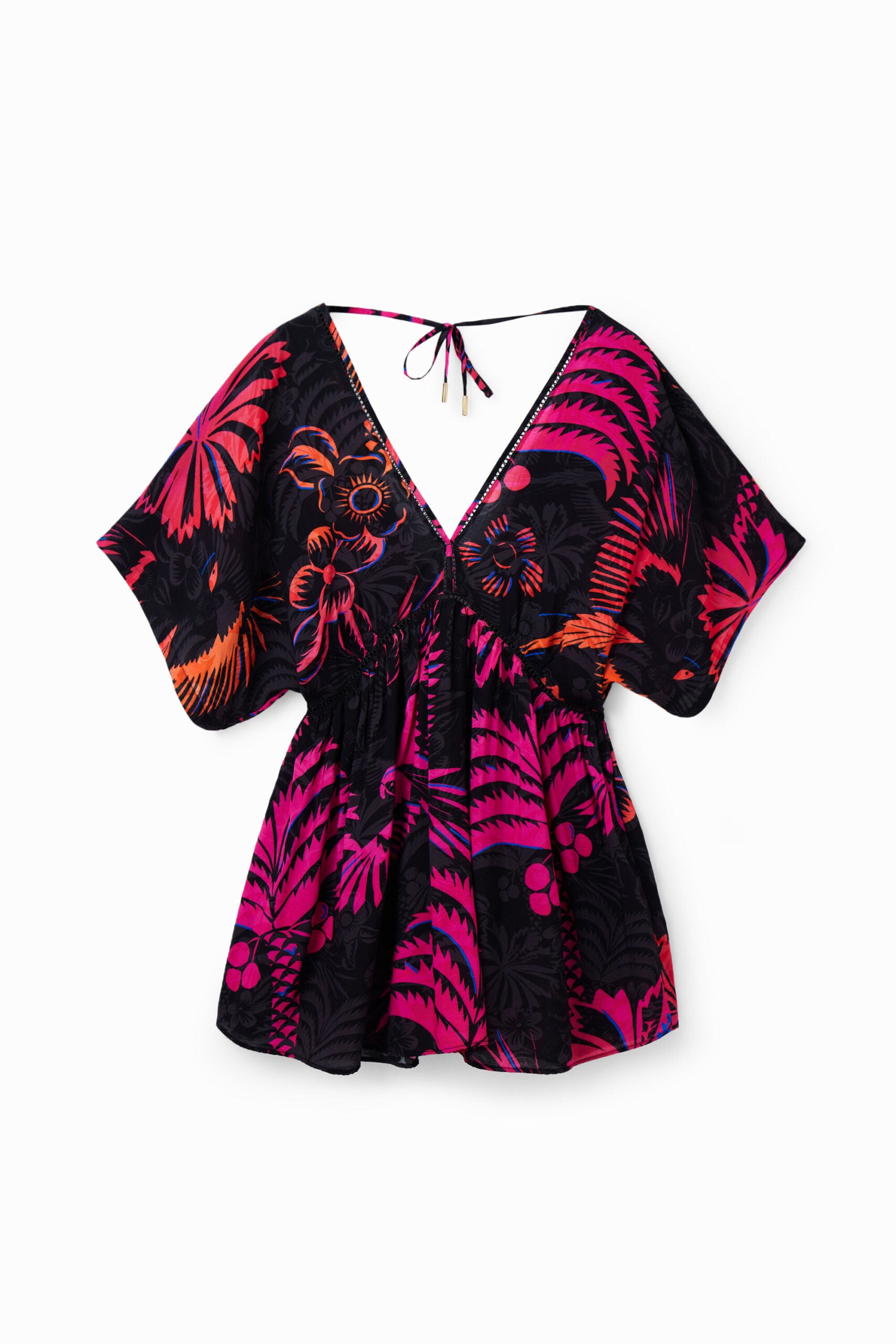 Desigual Black Viscose Jumpsuit | Regal Royce