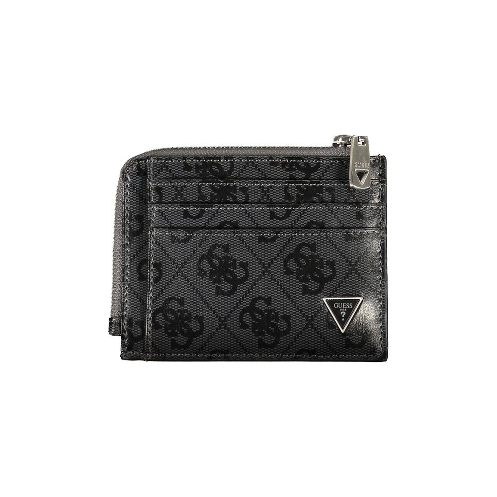 Guess Jeans Black Leather Cardholder | Regal Royce