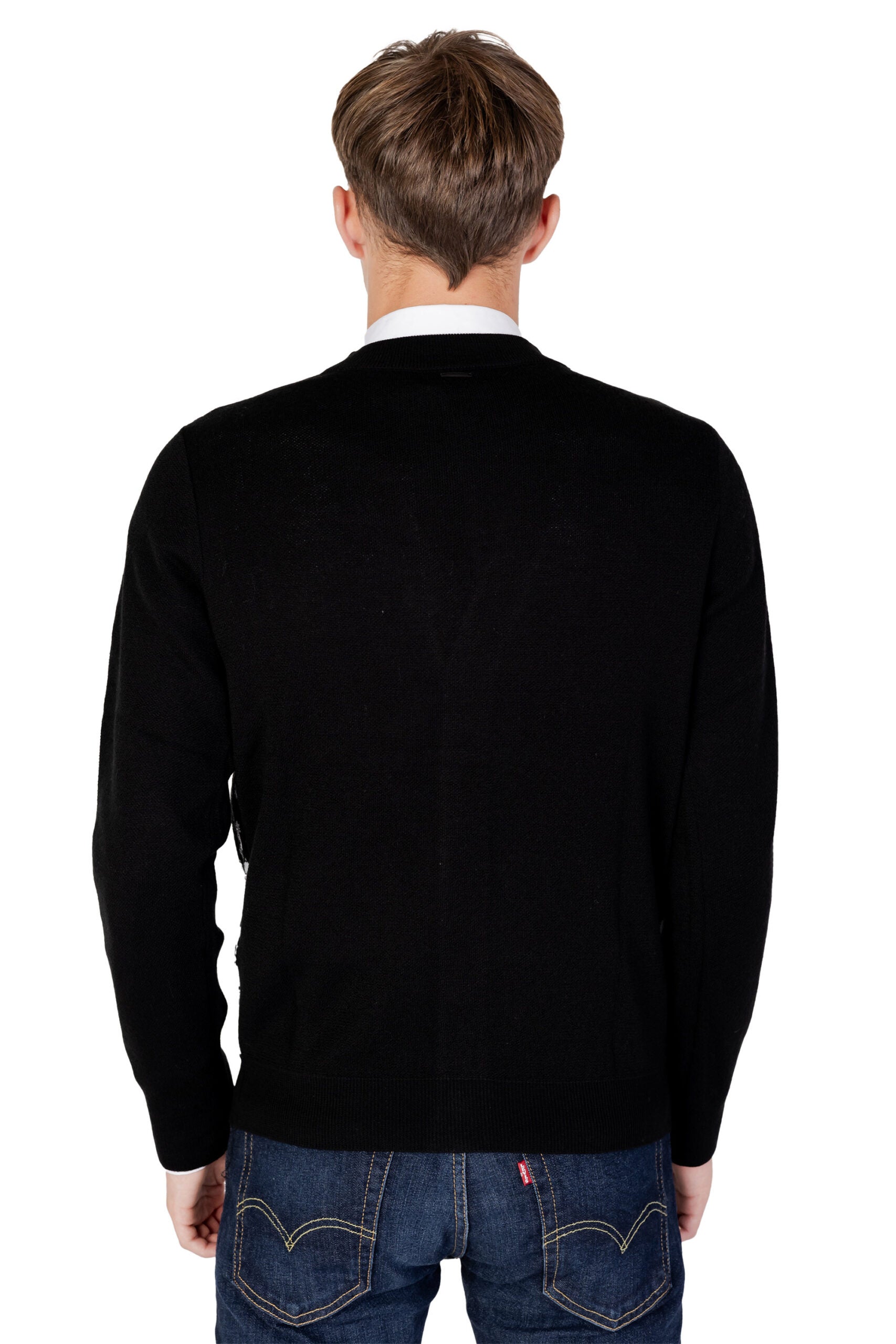 Antony Morato Black Wool Cardigan | Regal Royce