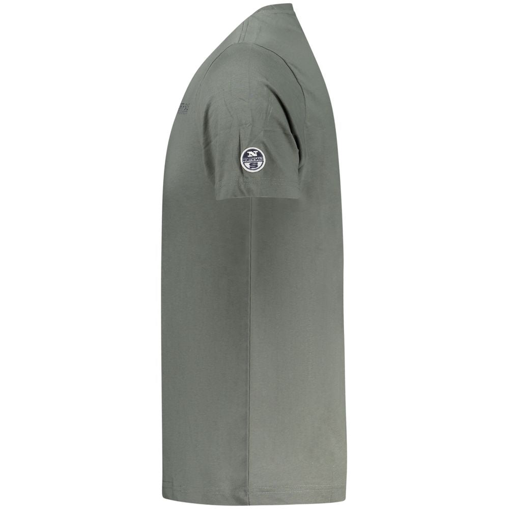 North Sails Verde Cotton Men T-Shirt | Regal Royce