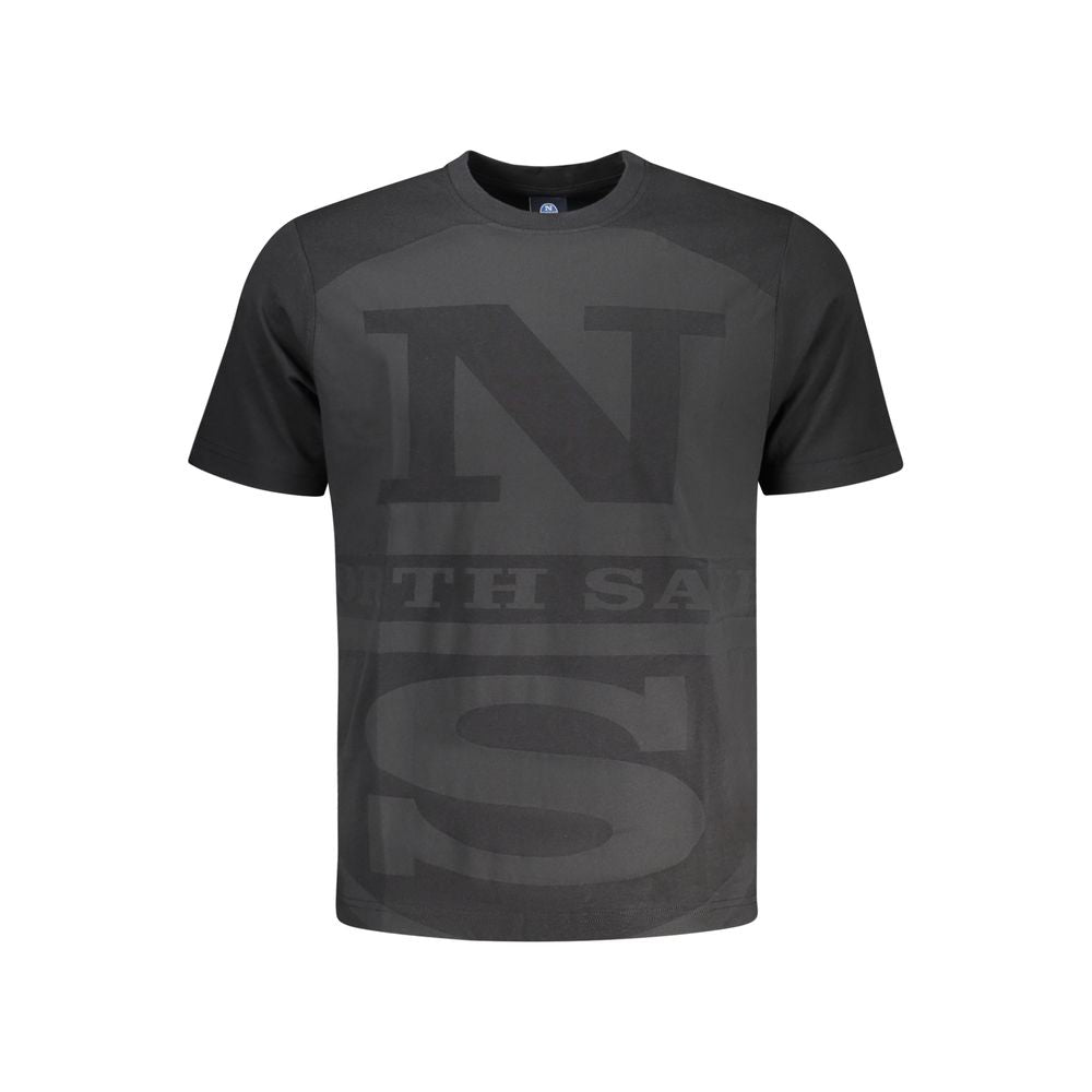North Sails Black Cotton Men's T-Shirt | Regal Royce