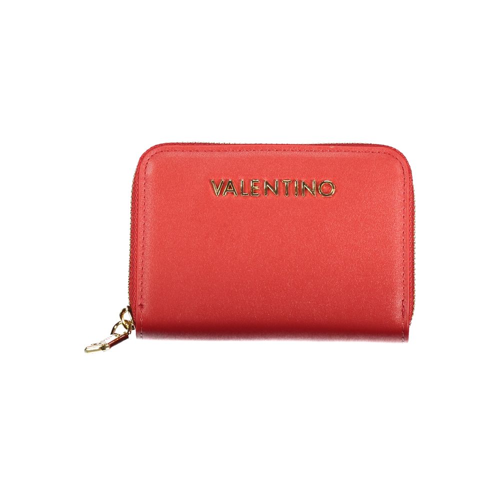Mario Valentino Rosso Polyurethane Women Wallet | Regal Royce