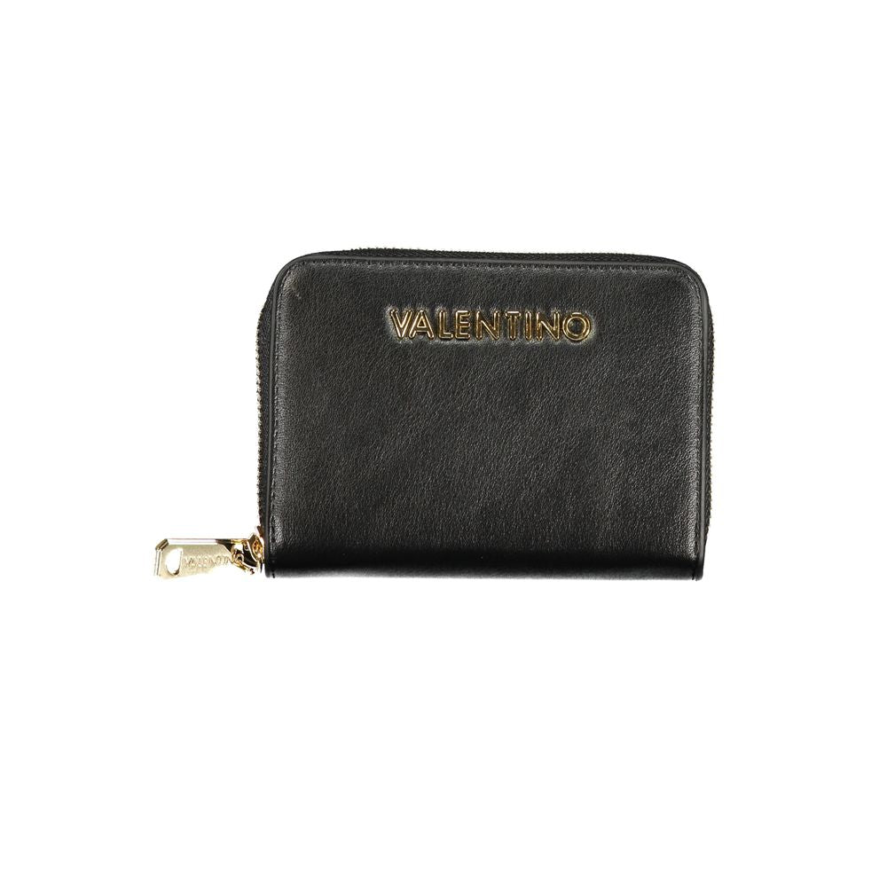 Mario Valentino Black Polyurethane Women Wallet | Regal Royce