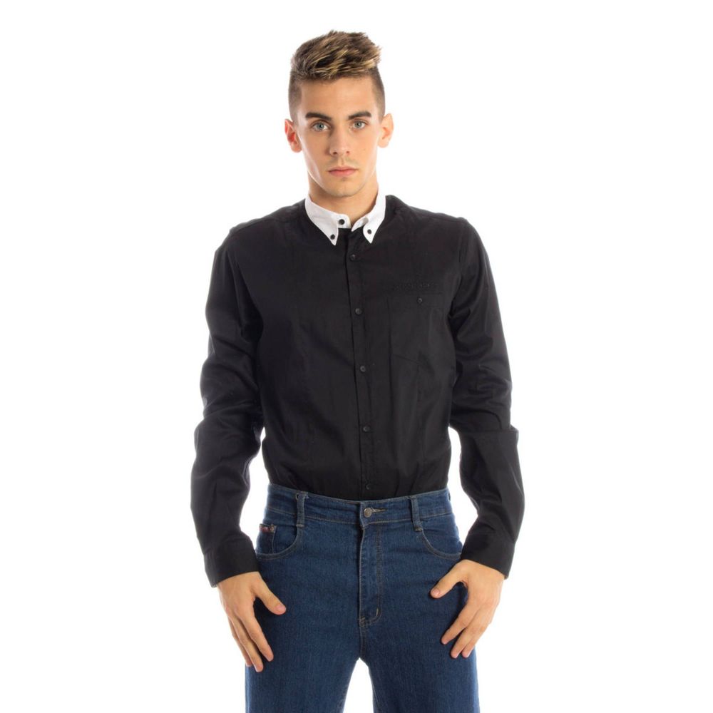 Papete Black Cotton Men's Shirt | Regal Royce