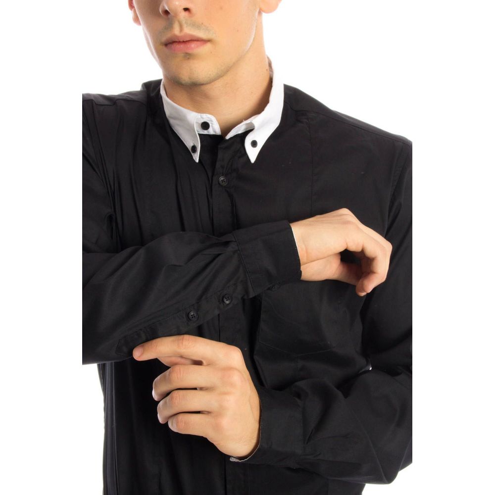 Papete Black Cotton Men's Shirt | Regal Royce