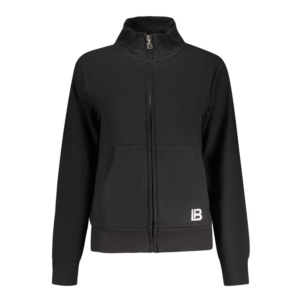 Laura Biagiotti Black Cotton Women Sweatshirt | Regal Royce