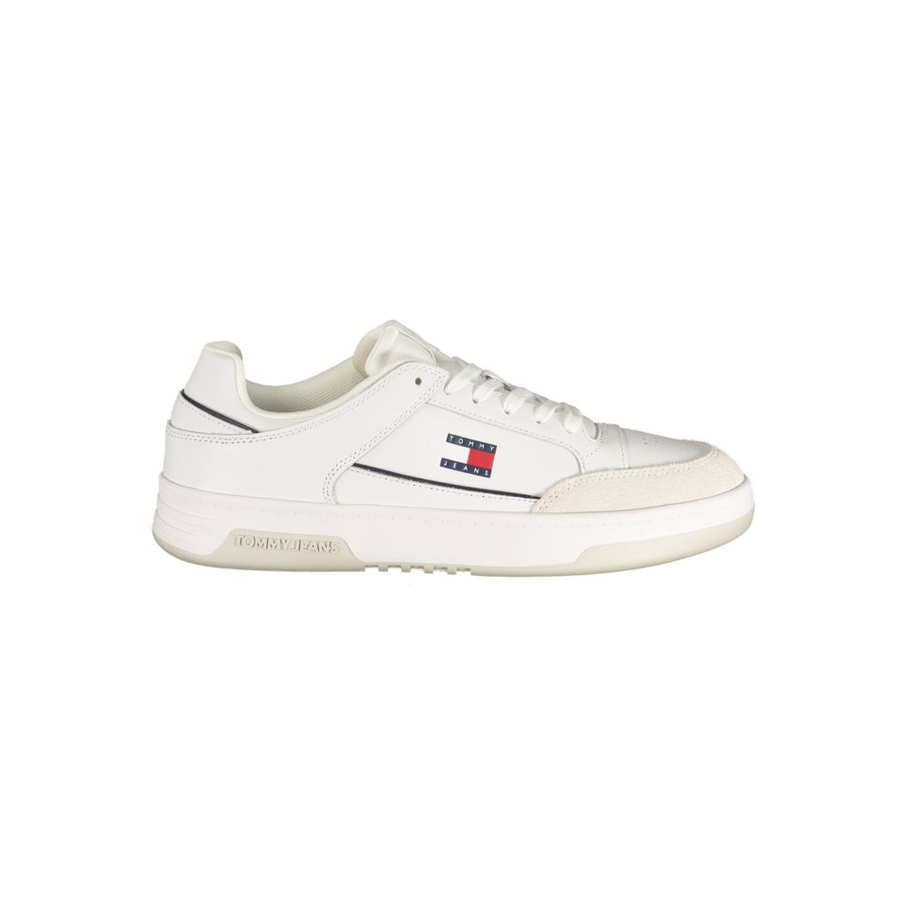 Tommy Hilfiger White Polyurethane Men Sneaker | Regal Royce