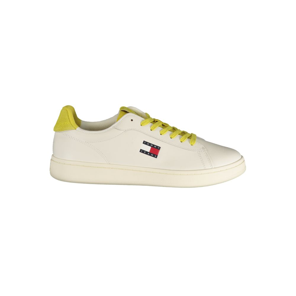 Tommy Hilfiger Bianco Polyurethane Men Sneaker | Regal Royce