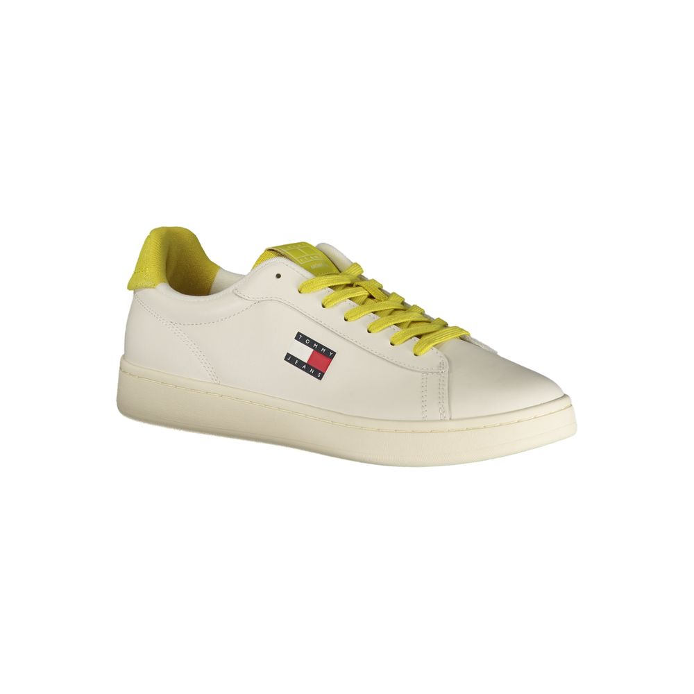 Tommy Hilfiger Bianco Polyurethane Men Sneaker | Regal Royce