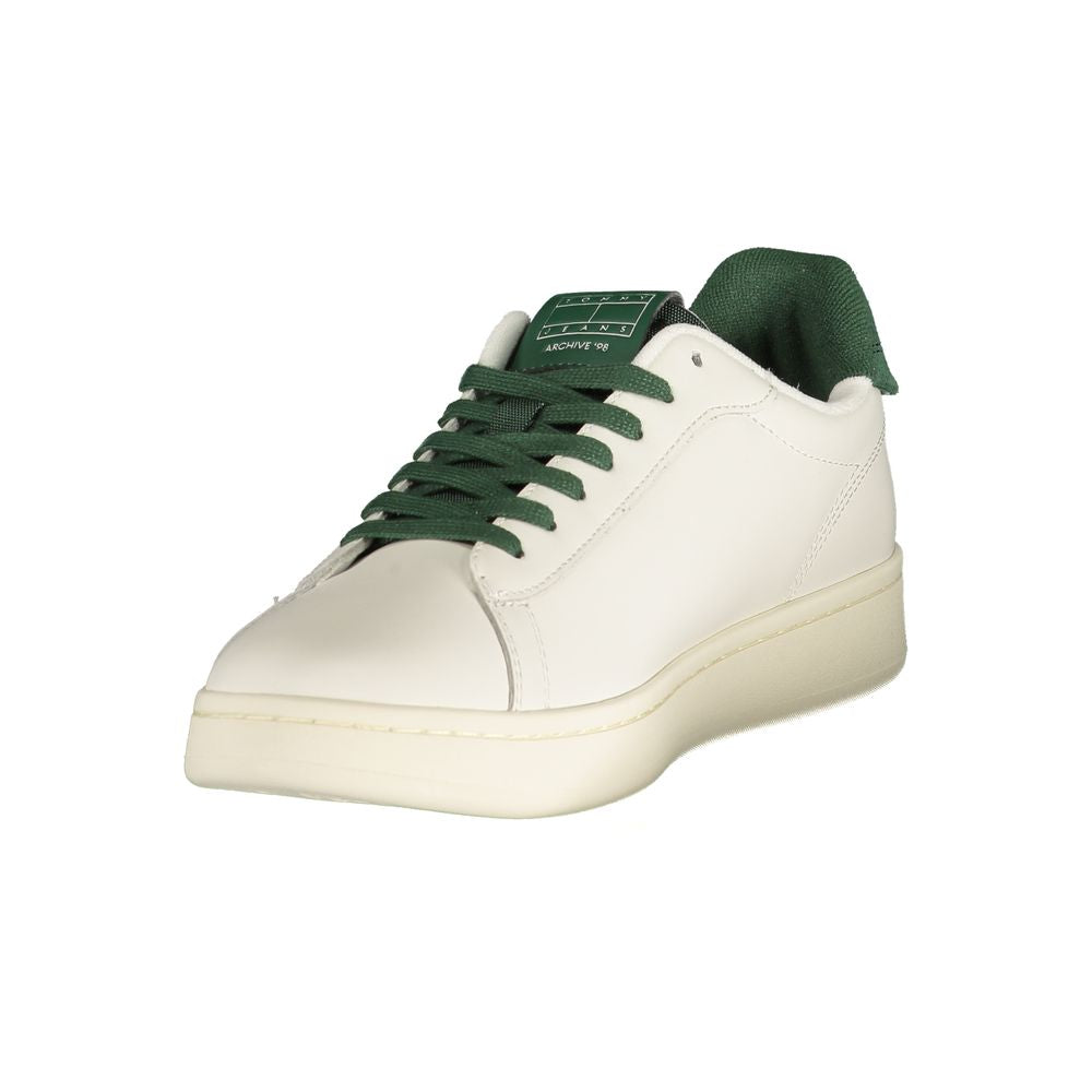 Tommy Hilfiger Bianco Polyurethane Men Sneaker | Regal Royce