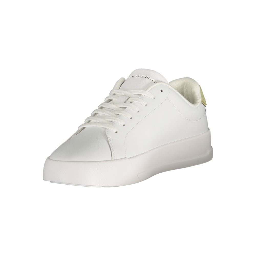 Tommy Hilfiger Bianco Polyurethane Men Sneaker | Regal Royce