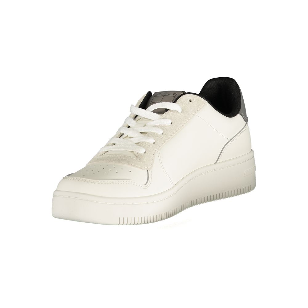 Tommy Hilfiger White Polyurethane Men Sneaker | Regal Royce