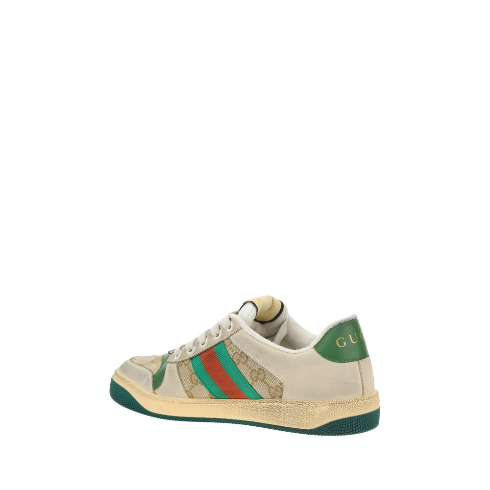 Gucci Multicolor Cotton Low Top Sneakers | Regal Royce