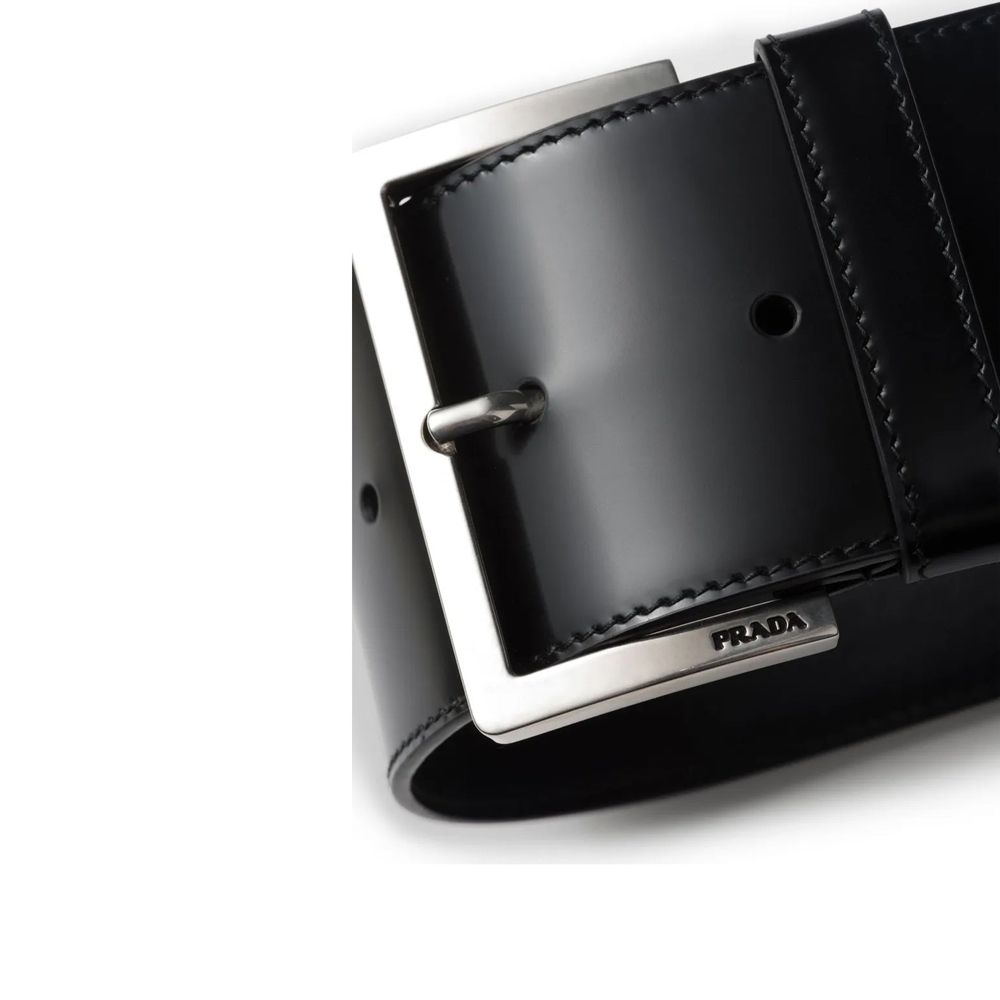 Prada Black Calfskin Shoulder Strap | Regal Royce