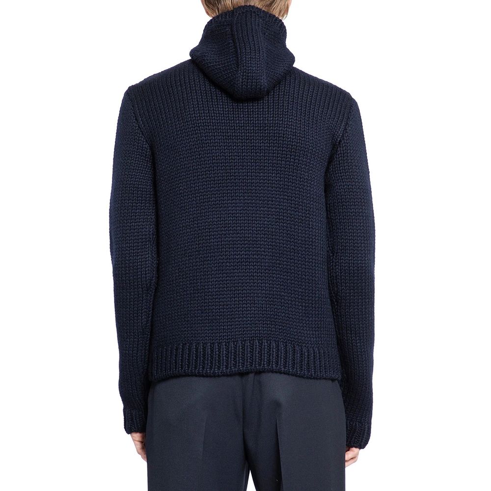 Prada Blue Wool Turtleneck | Regal Royce