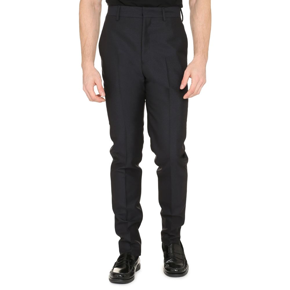 Prada Blue Mohair Dress Pants | Regal Royce
