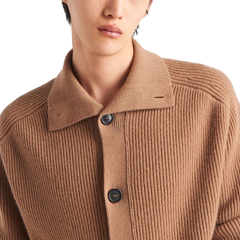 Prada Brown Cashmere Cardigan | Regal Royce