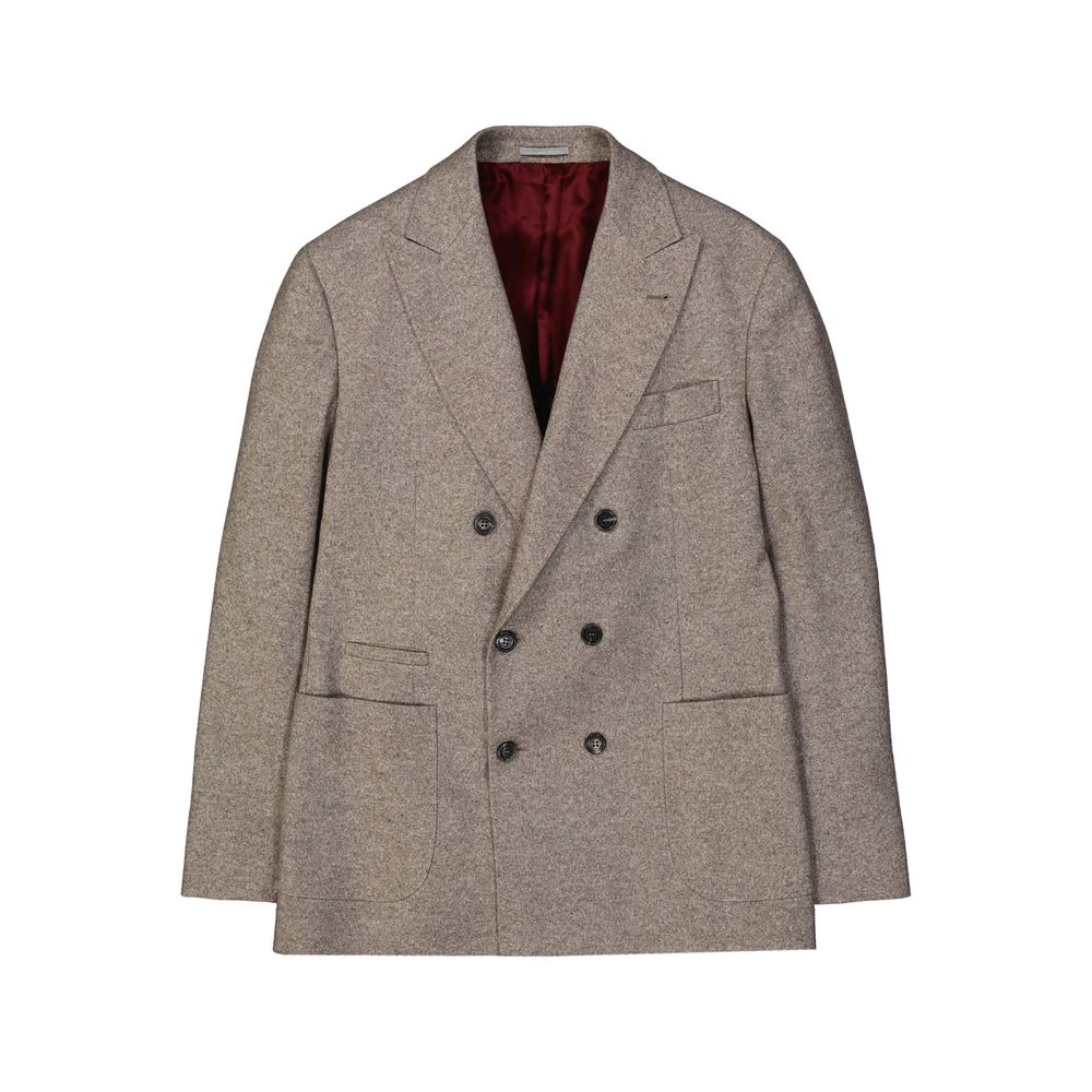 Brunello Cucinelli Beige Cashmere Coat | Regal Royce