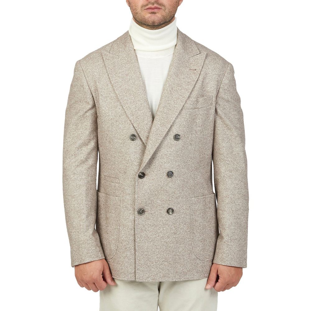 Brunello Cucinelli Beige Cashmere Coat | Regal Royce