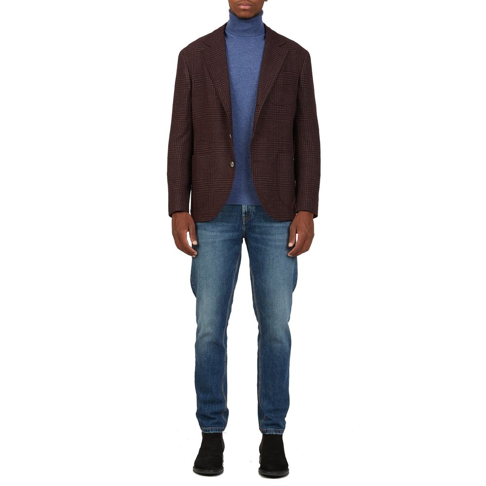 Brunello Cucinelli Multicolor Wool Coat | Regal Royce