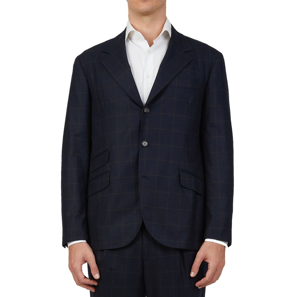 Brunello Cucinelli Blue Wool Two-Piece Suit | Regal Royce