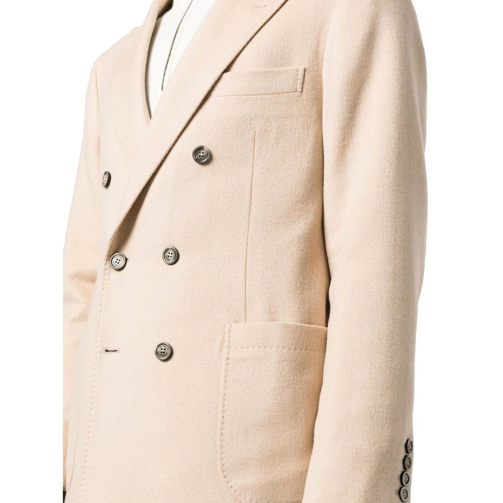 Brunello Cucinelli Beige Wool Coat | Regal Royce