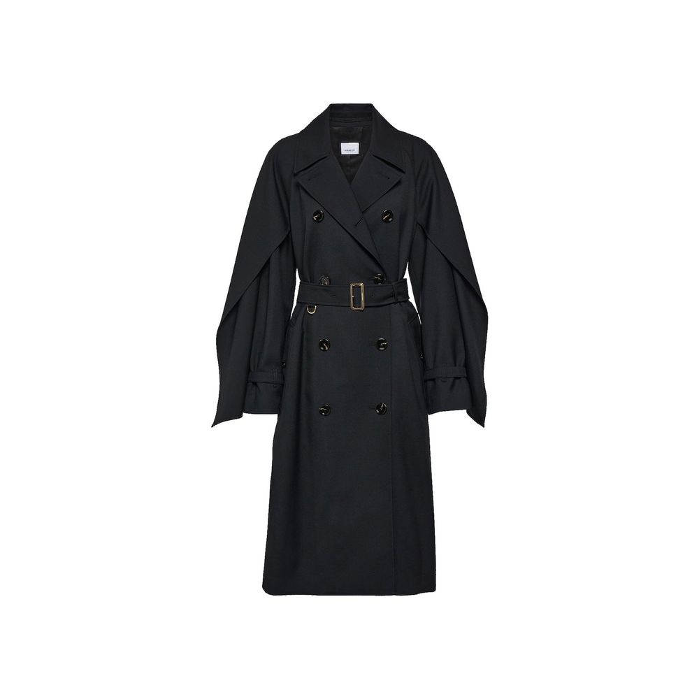Burberry Black Polyester Coat | Regal Royce