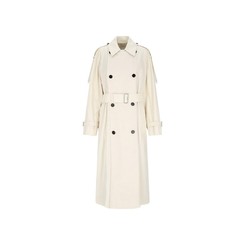 Burberry White Cotton Coat | Regal Royce