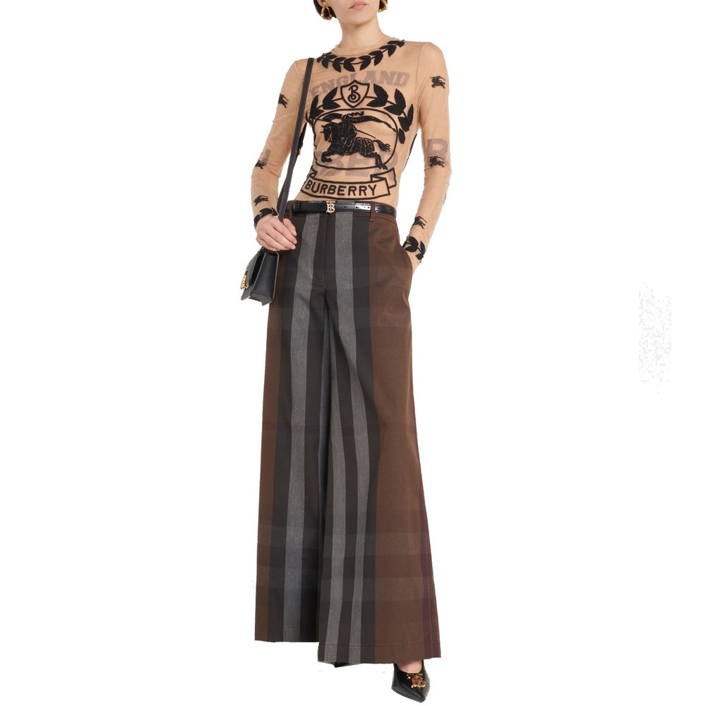 Burberry Brown Cotton Casual Pants | Regal Royce