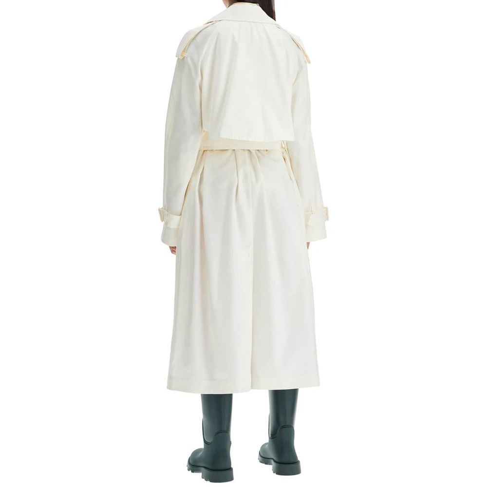 Burberry White Silk Coat | Regal Royce