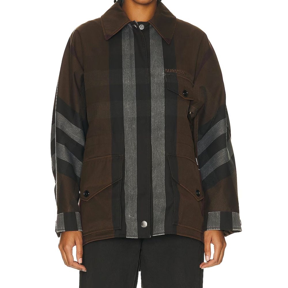 Burberry Brown Cotton Parka | Regal Royce