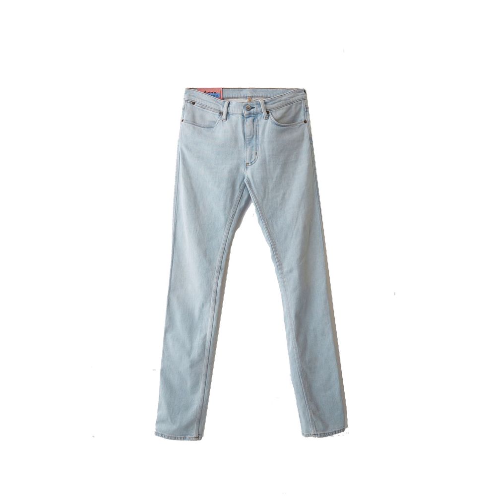 Acne Studios Blue Cotton Skinny Jeans | Regal Royce