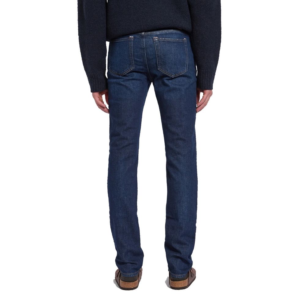 Acne Studios Blue Cotton Skinny Jeans | Regal Royce
