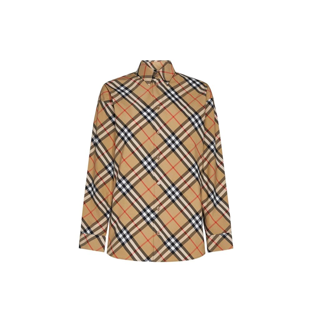 Burberry Brown Cotton Pattern Shirt | Regal Royce