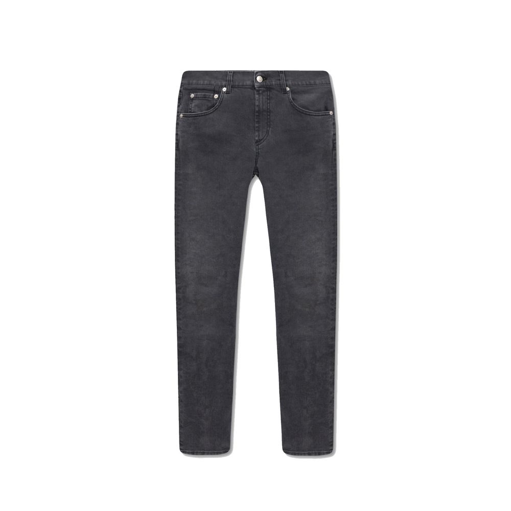Alexander McQueen Black Cotton Skinny Jeans | Regal Royce