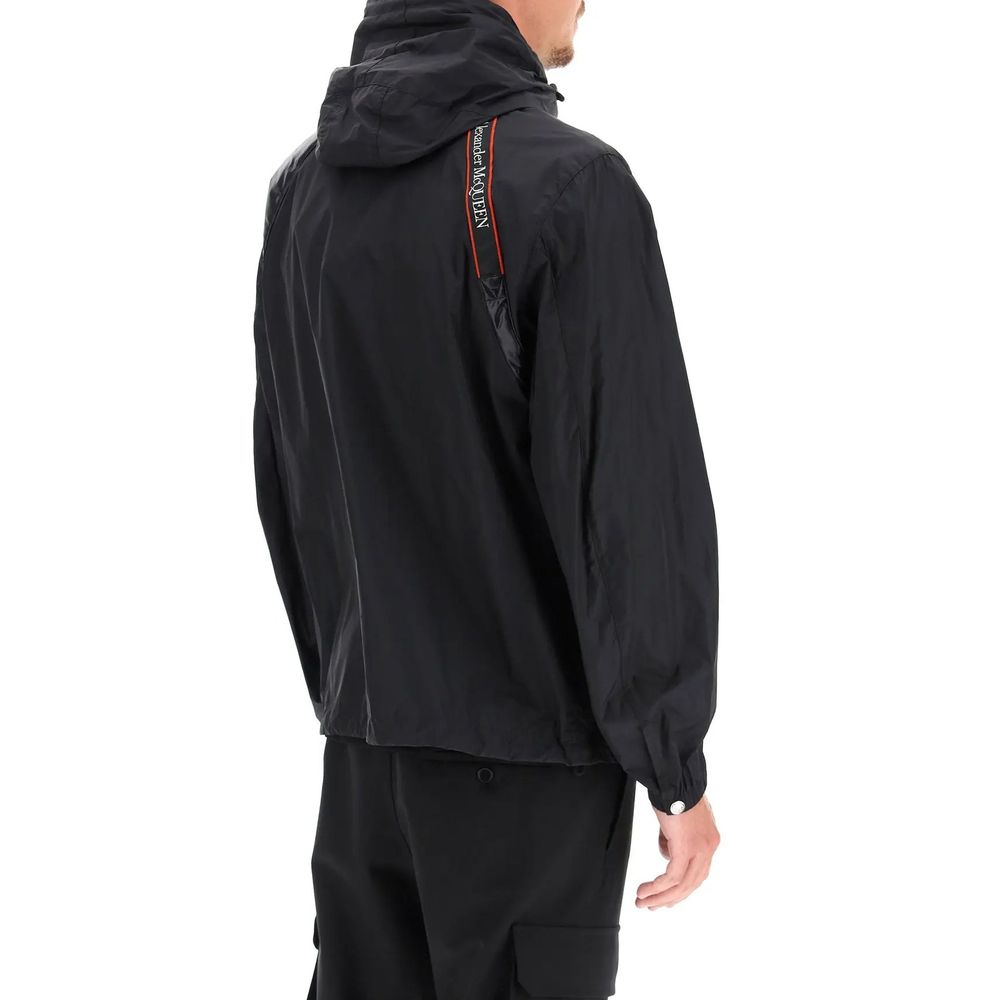Alexander McQueen Black Polyamide Shell Jacket | Regal Royce