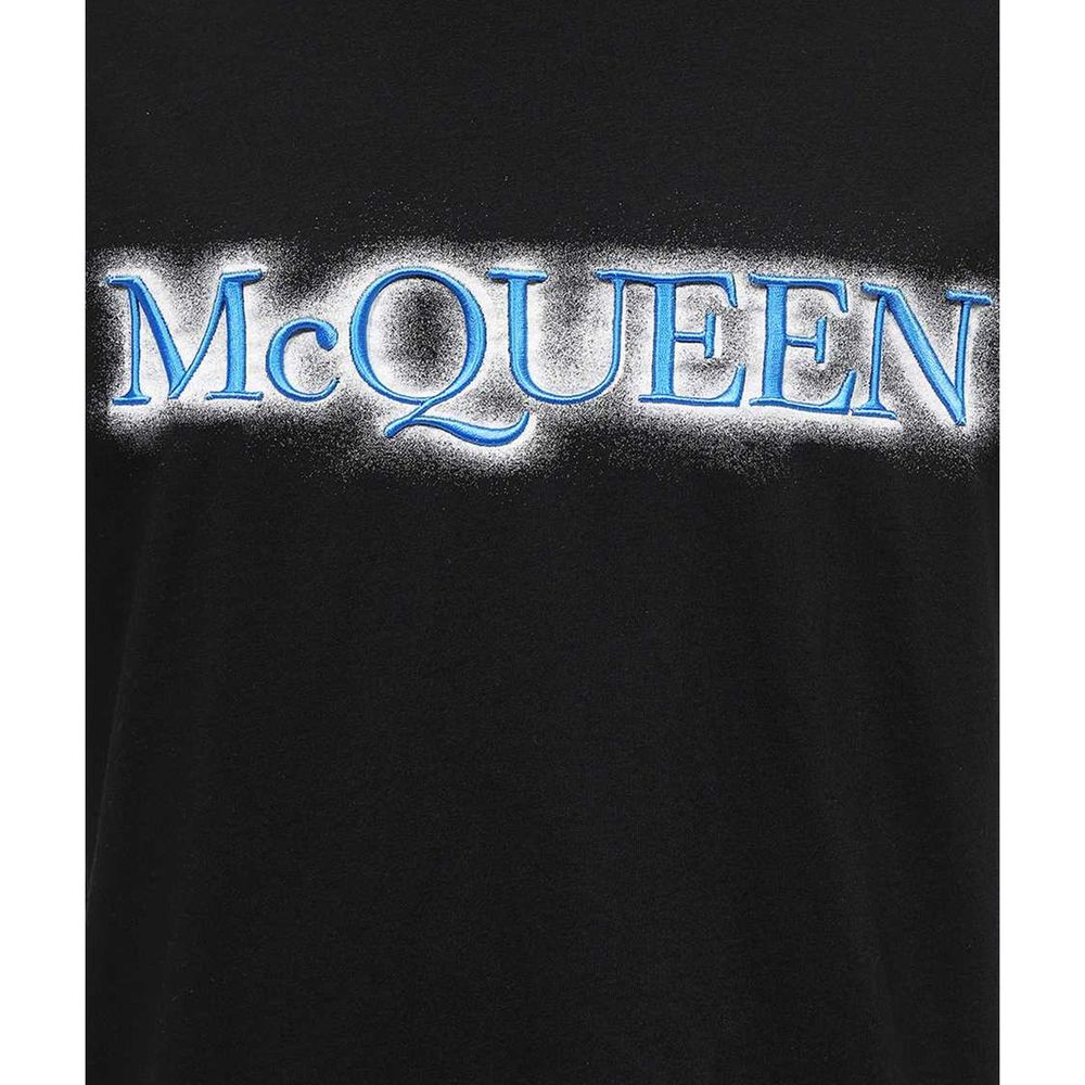 Alexander McQueen Black Cotton T-Shirt | Regal Royce