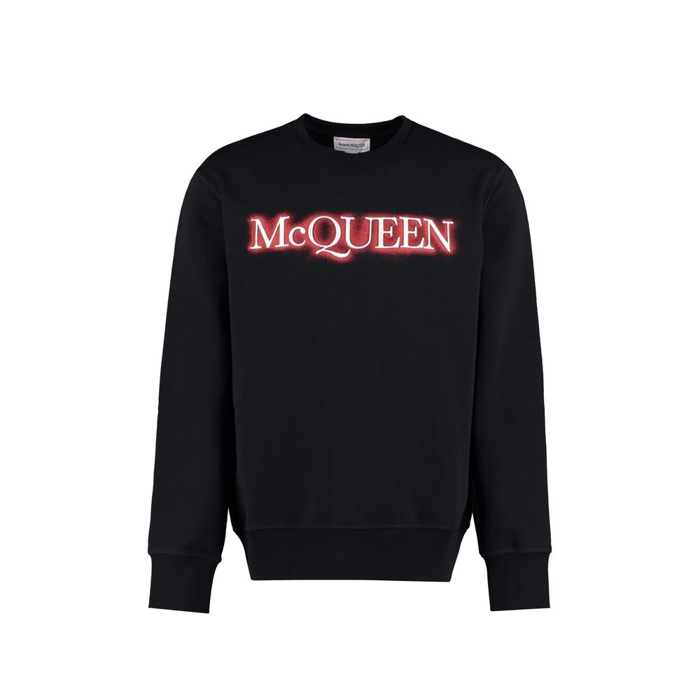 Alexander McQueen Black Cotton Sweatshirt | Regal Royce