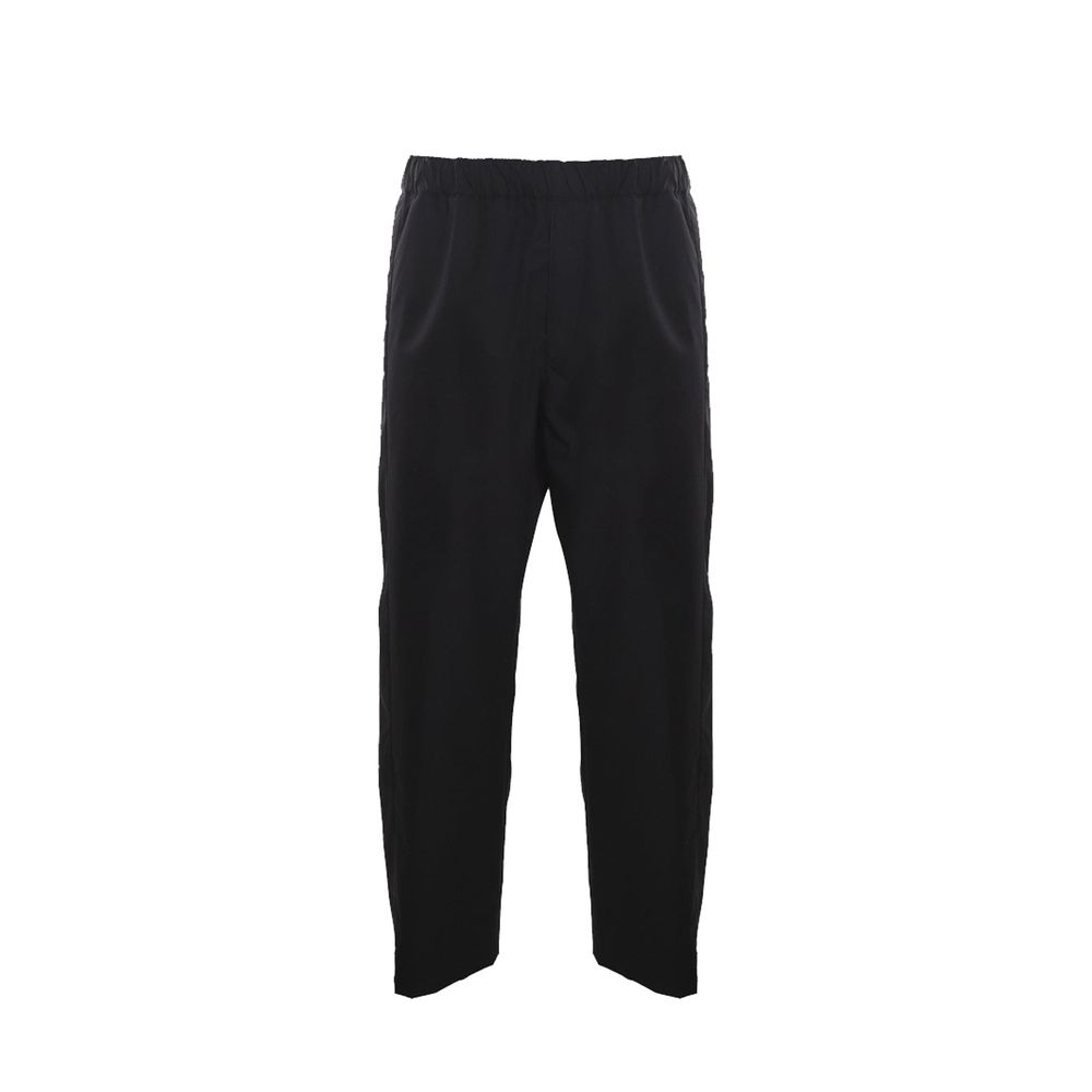Alexander McQueen Black Cotton Casual Pants | Regal Royce