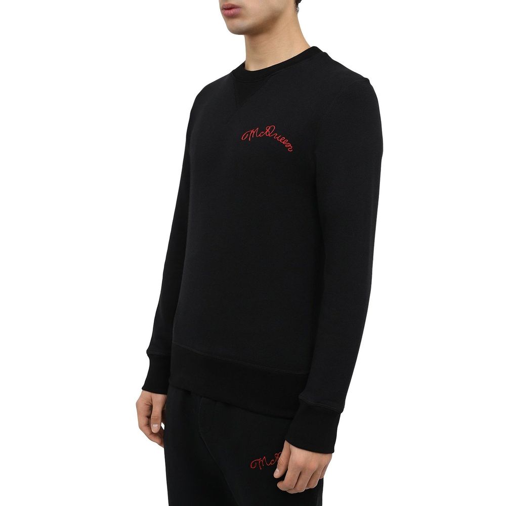 Alexander McQueen Black Cotton Sweatshirt | Regal Royce