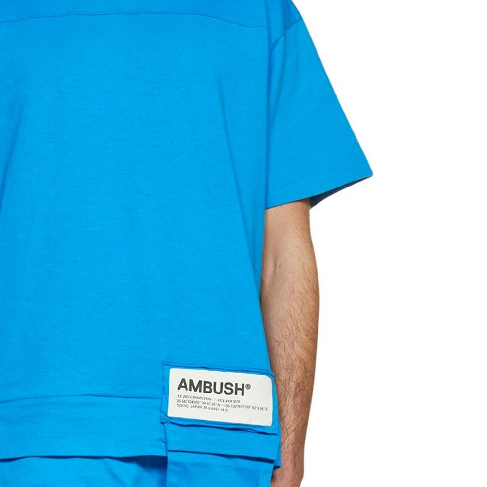 Ambush Blue Cotton T-Shirt | Regal Royce