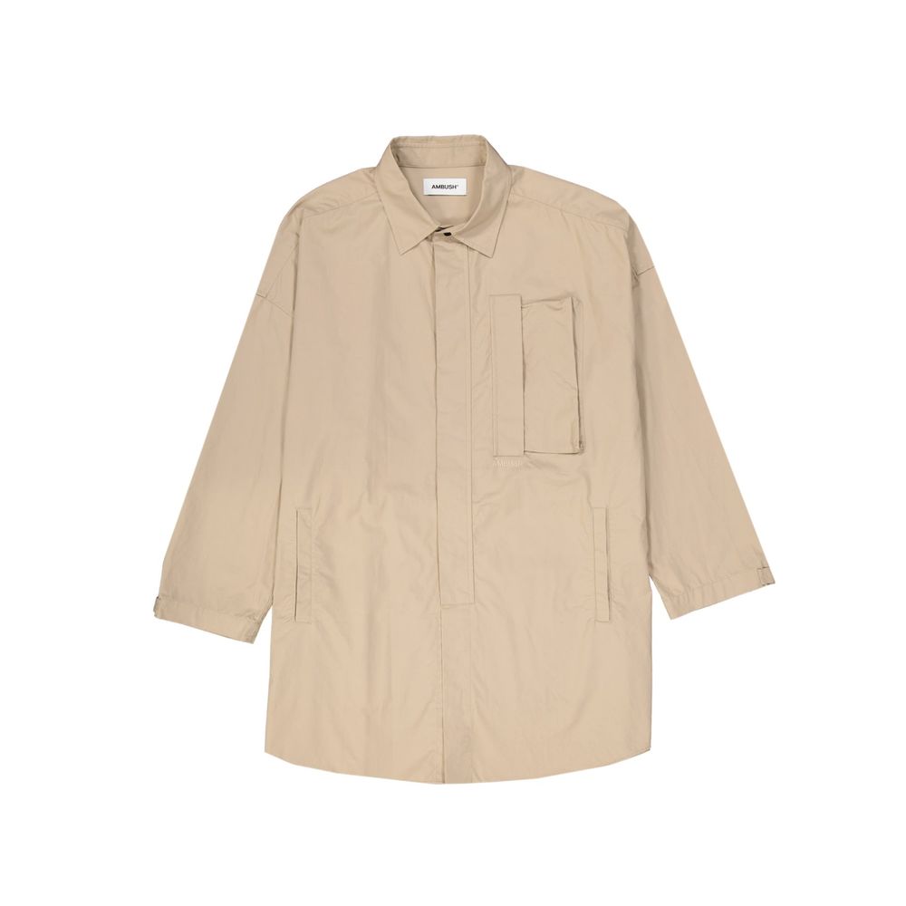 Ambush Beige Cotton Coat | Regal Royce