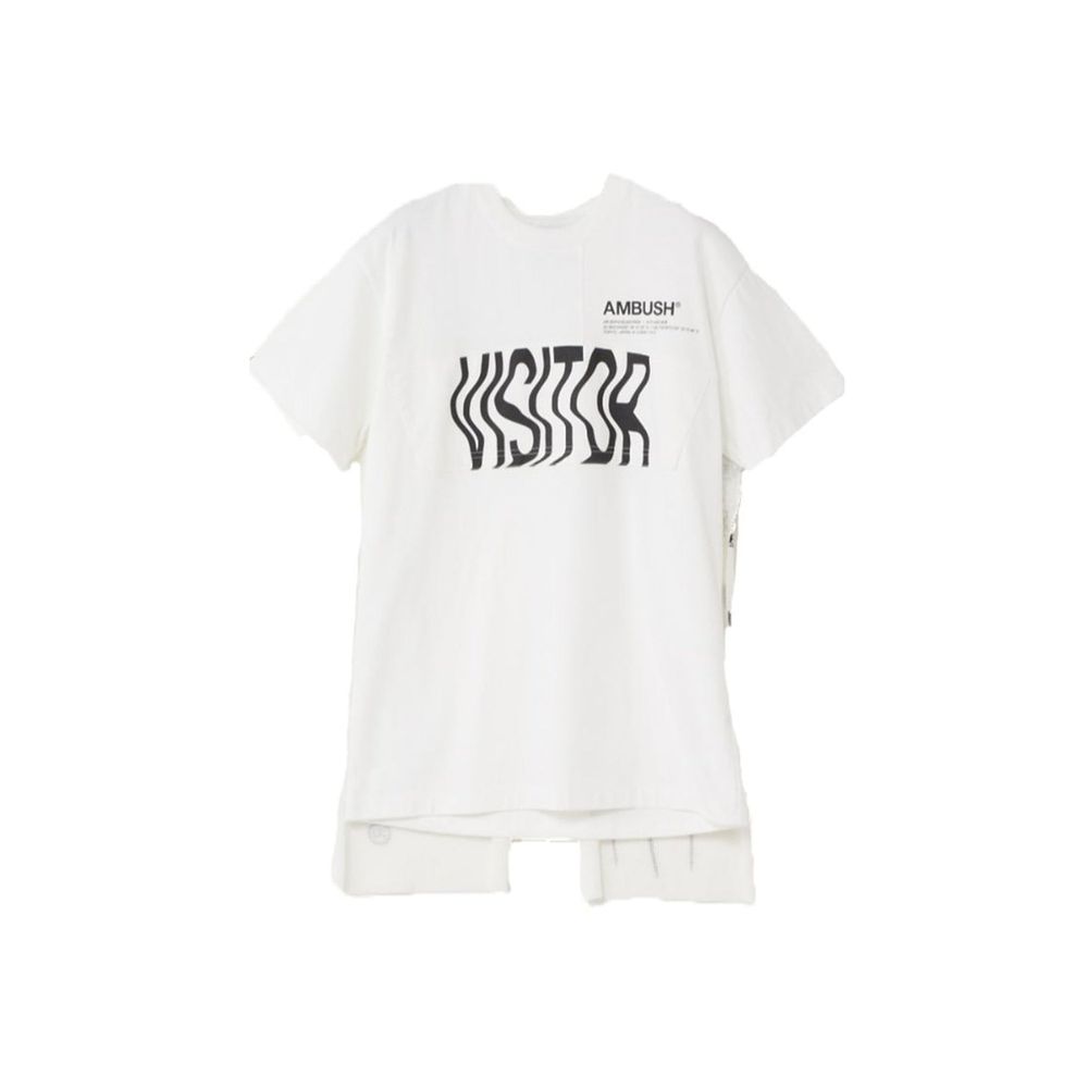 Ambush White Cotton T-Shirt | Regal Royce