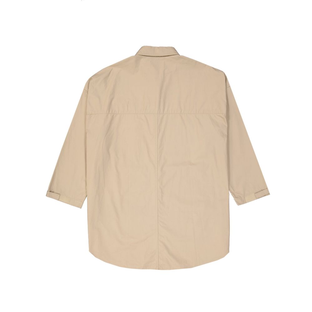 Ambush Beige Cotton Coat | Regal Royce