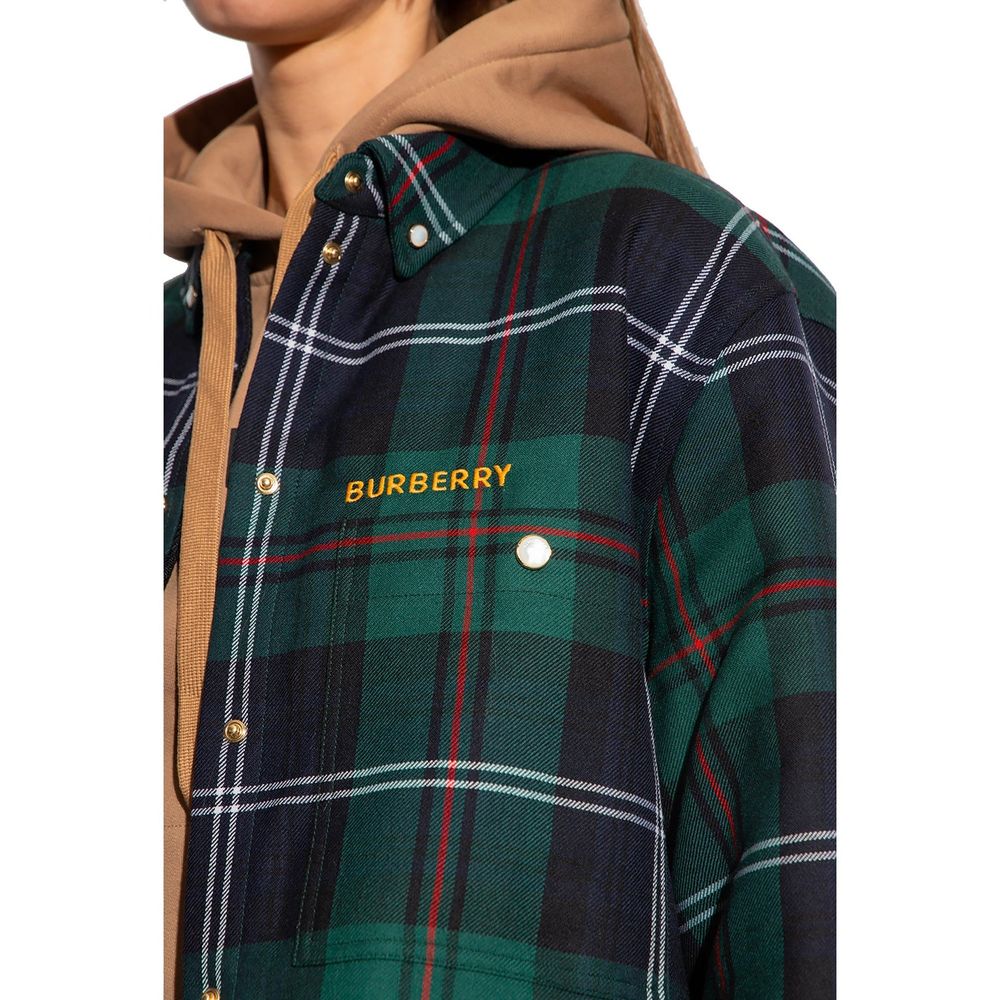 Burberry Bicolor Wool Pattern Shirt | Regal Royce