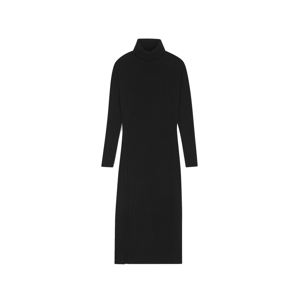 Saint Laurent Black Cashmere Casual Dress | Regal Royce
