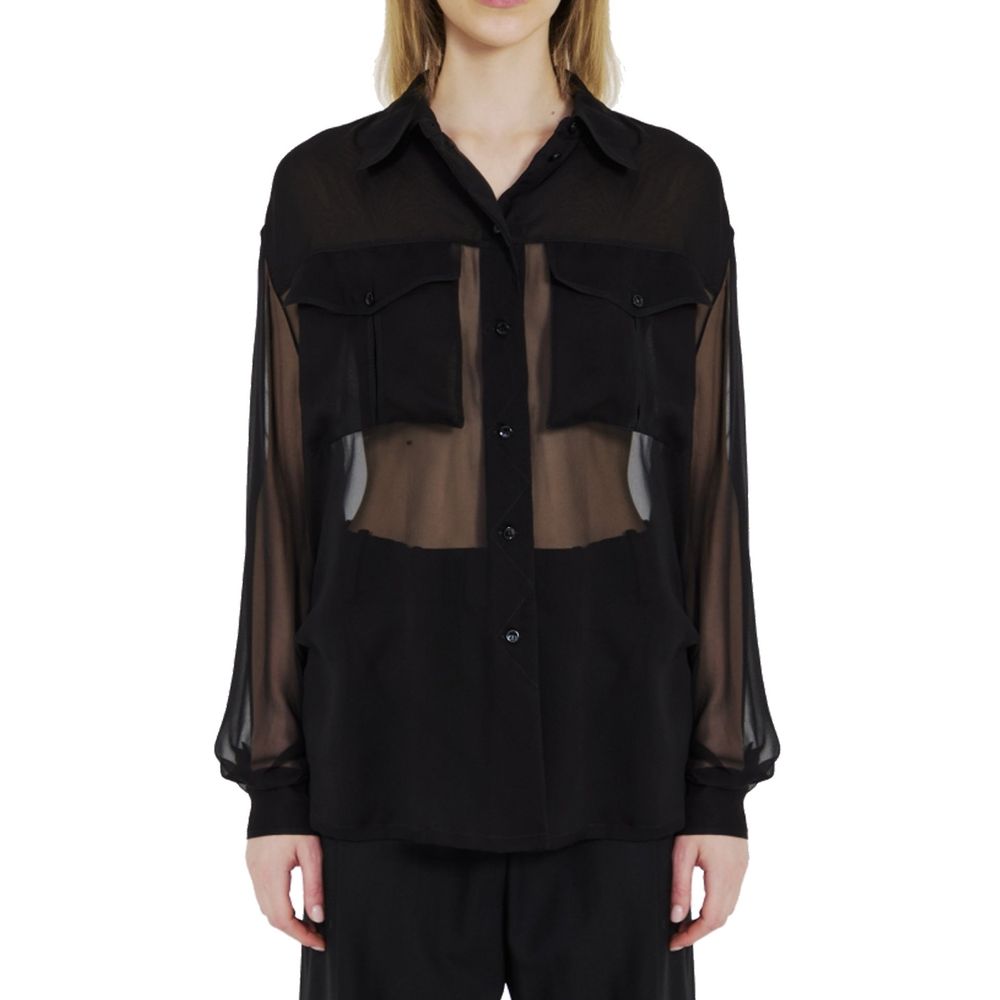 Saint Laurent Black Silk Shirt | Regal Royce