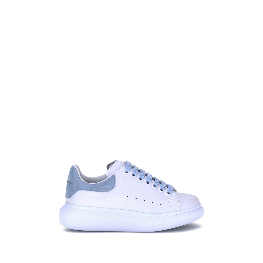 Alexander McQueen Light Blue Calf Leather Bos Taurus Platform Sneakers | Regal Royce